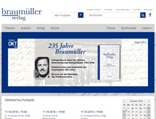 Tablet Screenshot of braumueller.at
